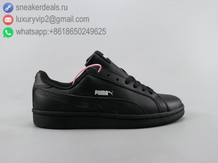 Puma SMASH L Unisex Skate Shoes All Black Size 36-44